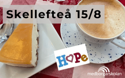 HOPE kaffekväll i Skellefteå den 15 augusti