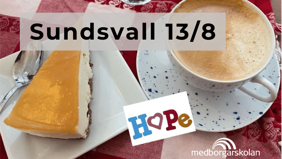 Kaffekväll Sundsvall 13 augusti 2024