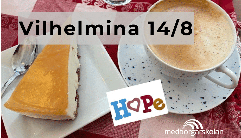 Kaffekväll Vilhelmina 14 augusti HOPE