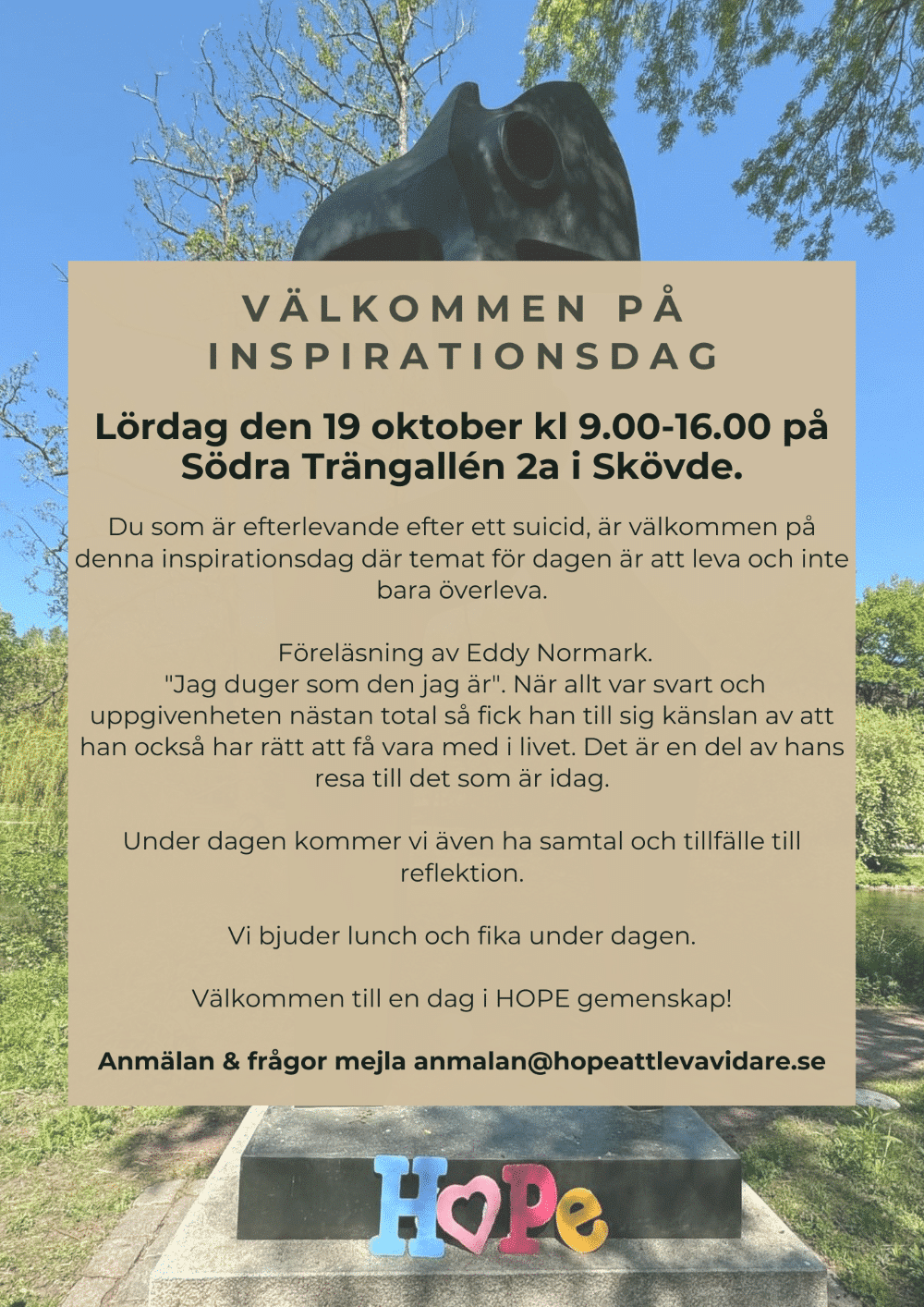 Inspirationsdag i Skövde Inspirationsdag i Skövde